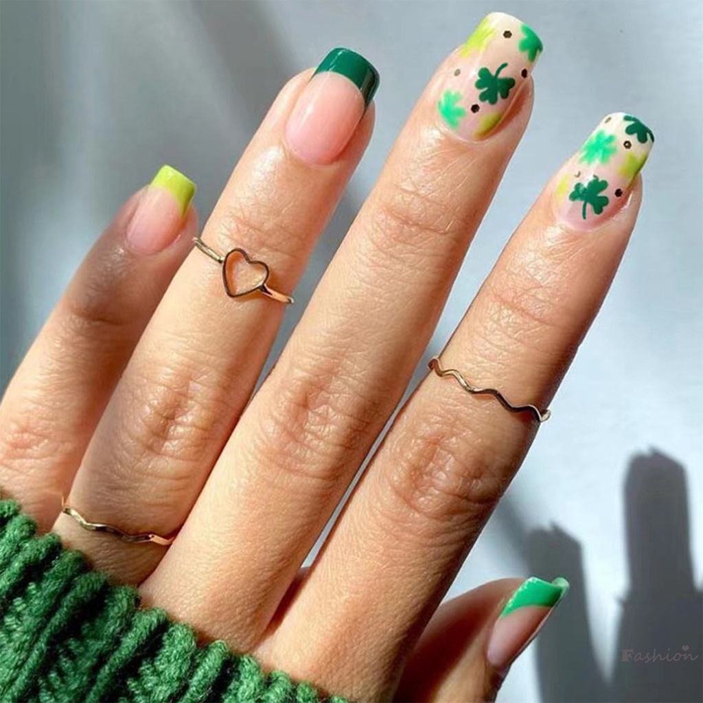 Móng Tay Giả Shamrock Quý Phái Và Phong Cách Thanh Lịch