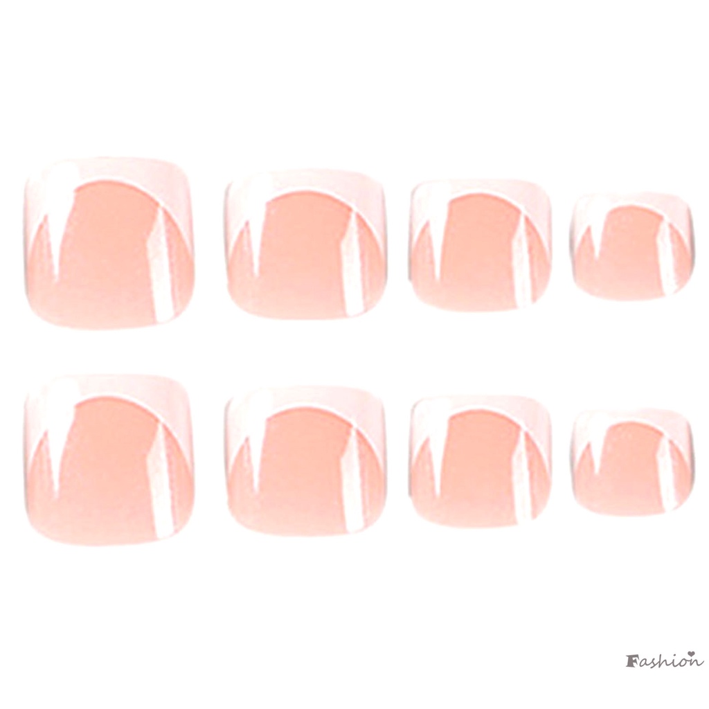 Móng Chân Giả Siêu Mỏng Thoáng Khí Đính Kim Tuyến Lấp Lánh Kiểu Pháp