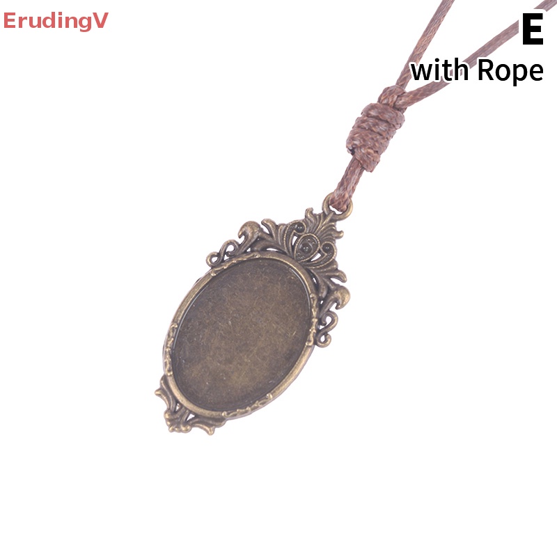 Khay Làm Mặt Dây Chuyền Hình Oval 18 * 25mm DIY