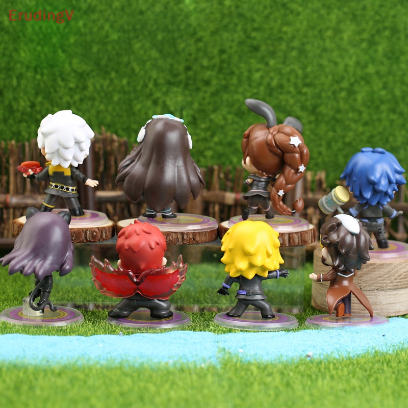 [ErudingV] Set 8 Mô Hình Búp Bê Anime Douluo Mainland Trang Trí Để Bàn / Xe Hơi / Nhà Cửa [Mới]