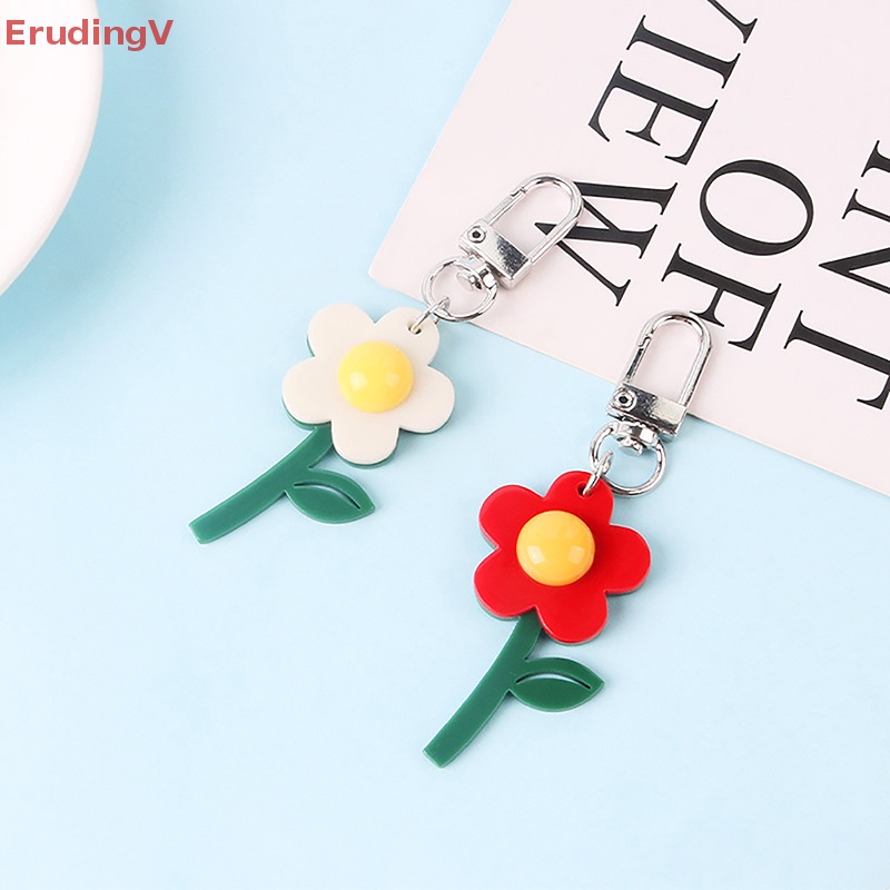 [ErudingV] Móc Khóa [Hàng Mới] Mặt Dây Chuyền Hoa Nhỏ Xinh Ngọt Ngào Tối Giản Cho Túi Xách Nữ