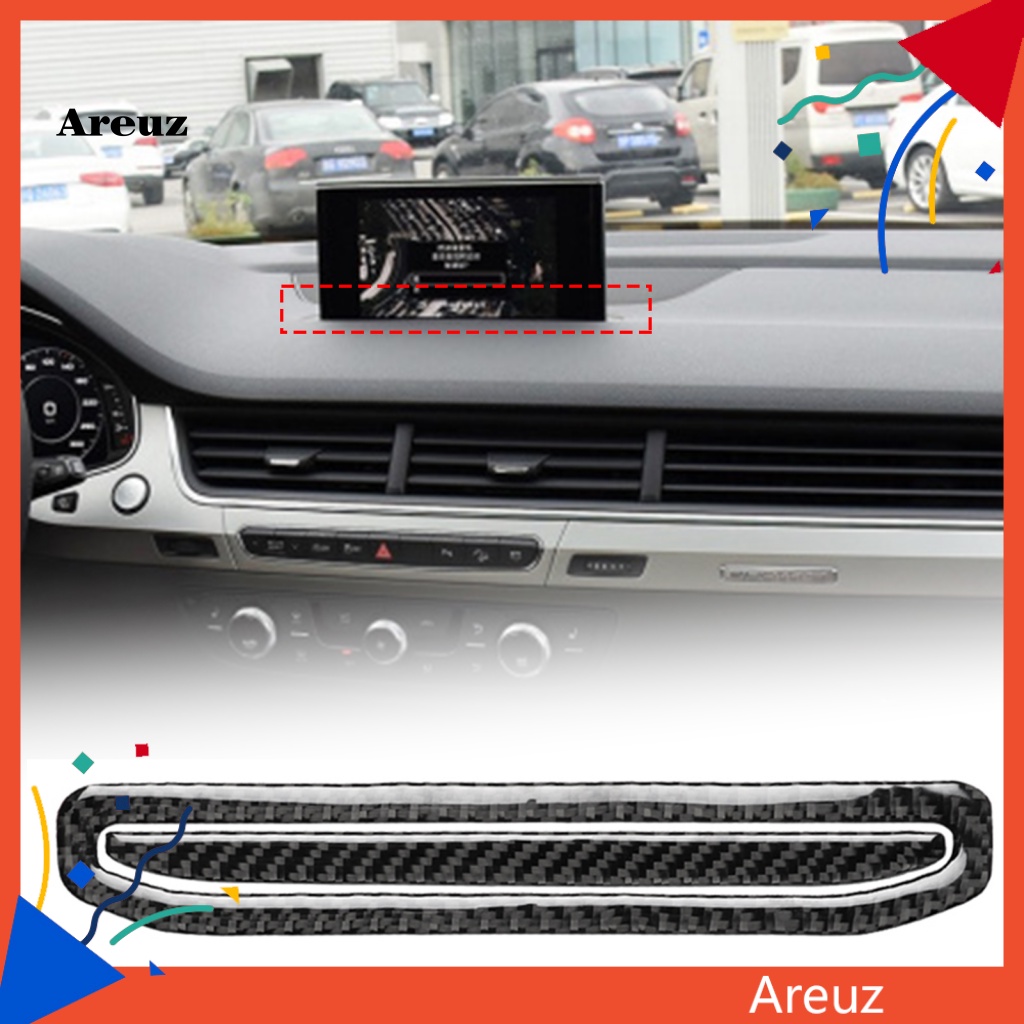 Bộ 2 Miếng Dán Khung Định Vị Xe Hơi Tự Dính Chống Thấm Nước / Trầy Xước Cho Audi New Q7 SQ7 4M 2016-2019