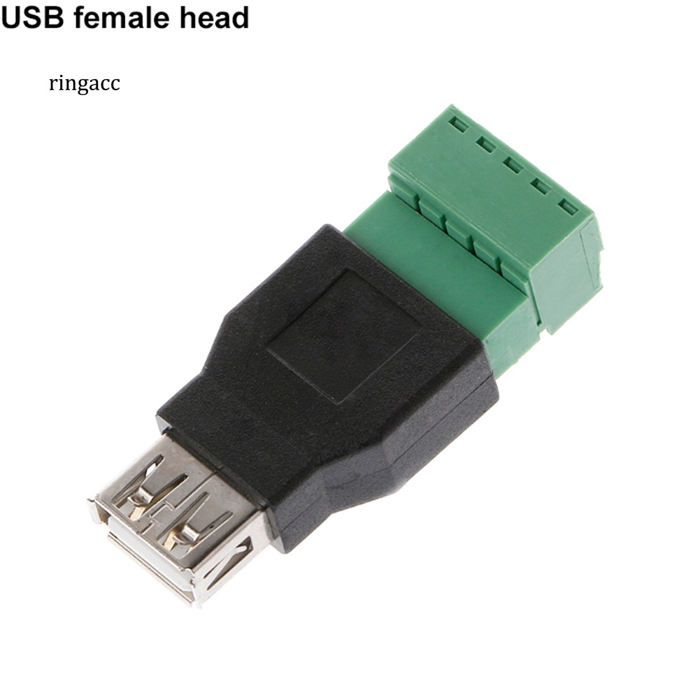 Đầu Nối RGA USB 2.0 Type A Male / Female Sang Female