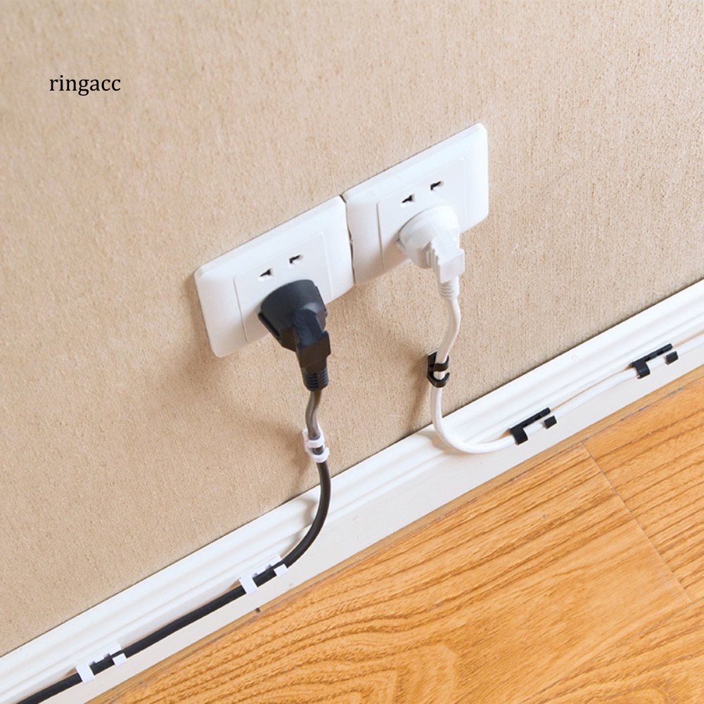 Set 20 Kẹp Cố Định Dây Cáp Tự Dính Tiện Lợi Giá Đỡ