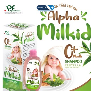 Sữa tắm trẻ em milkid giảm rôm sảy, mụn nhọt, mẩn ngứa mề đay 200ml