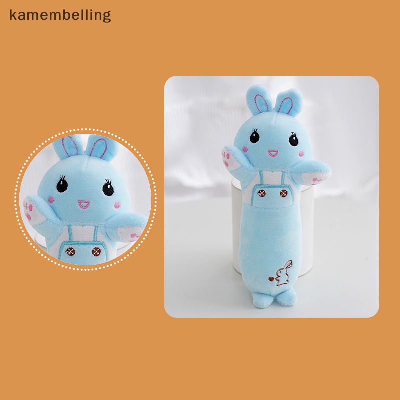 Kamembelling Móc Khóa Thỏ Nhồi Bông Dài Mềm Mại Đáng Yêu