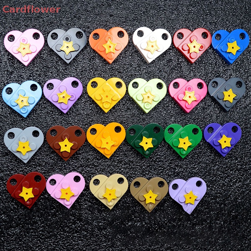 1 / 2 Cặp Móc Khóa Hình Trái Tim Ngôi Sao Năm Cánh Thời Trang Dành Cho Nam Và Nữ