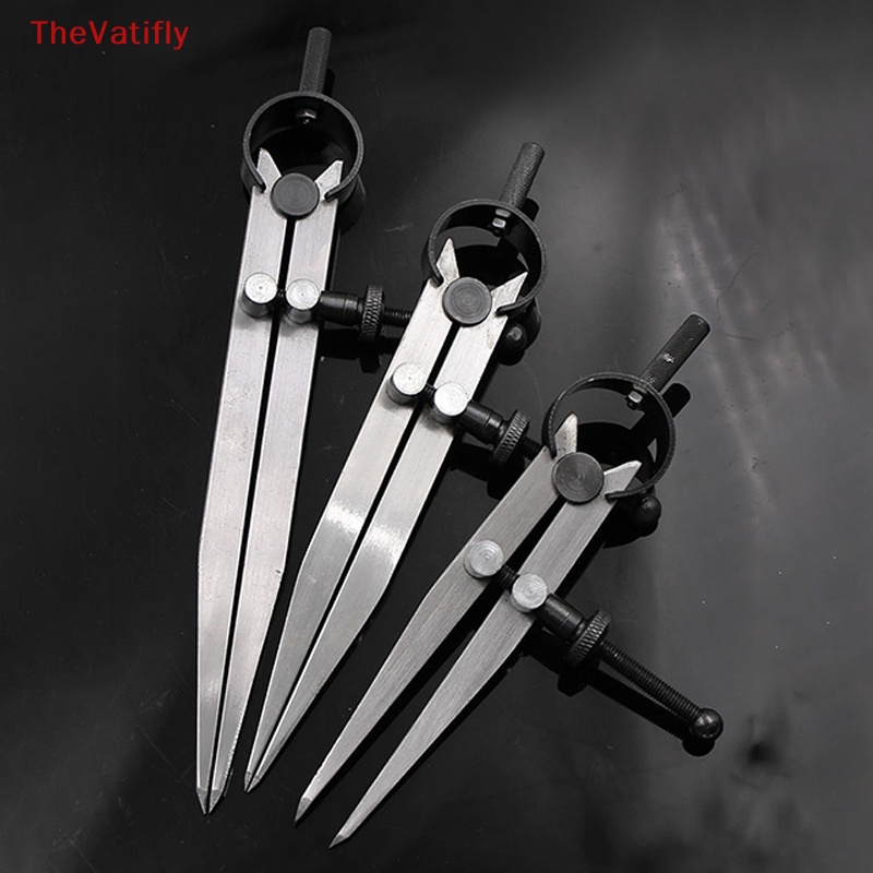 [TheVatifly] Dụng Cụ Thước Đo Đường Dây Bằng Thép Carbon Có Thể Điều Chỉnh Dùng Để Làm Đồ Da Thủ Công