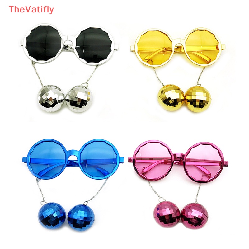 Mắt Kính Hình Quả Cầu Phong Cách Retro Những Năm 70s 80s