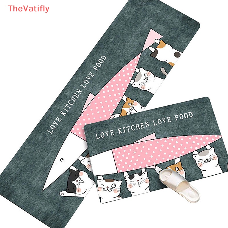 [Thevalifly] Thảm Lót Sàn Nhà Bếp Dài Phong Cách Bắc Âu