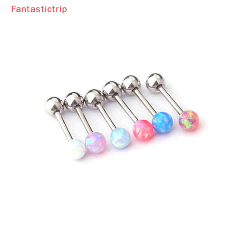 1 Khuyên Tai Đá Opal Nhiều Màu Thời Trang Mới