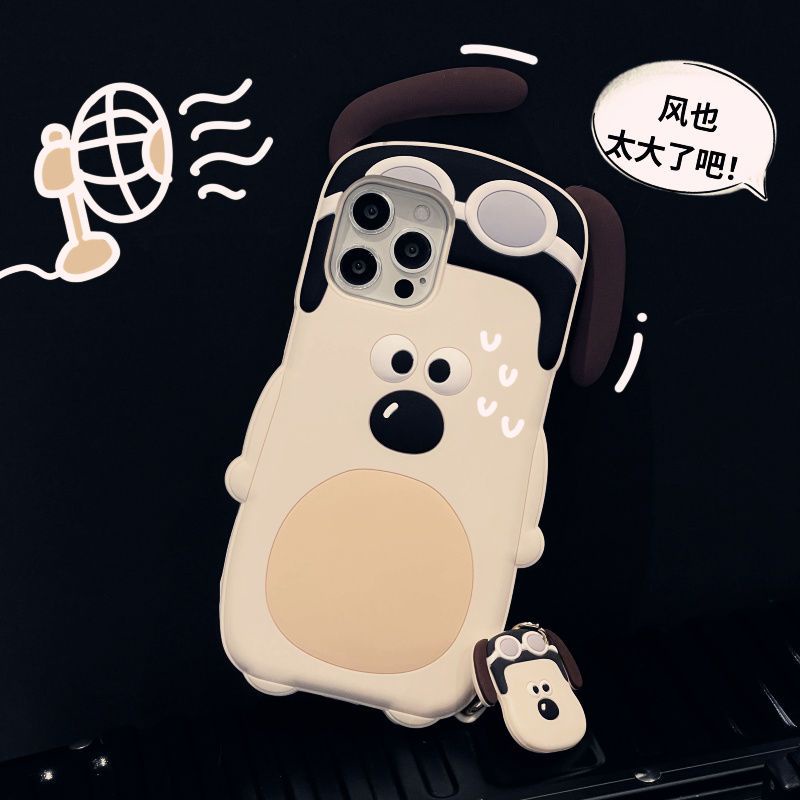 Ốp Điện Thoại Silicon Hình Wallace Và Gromit 3D Cho iPhone 13 Iphone11 12Promax Xs