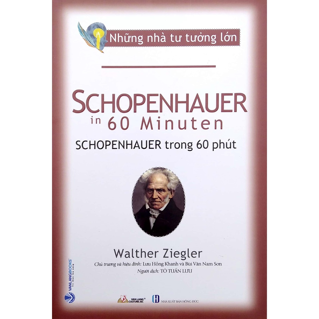 Sách Những Nhà Tư Tưởng Lớn - Schopenhauer In 60 Minuten - Schopenhauer Trong 60 Phút
