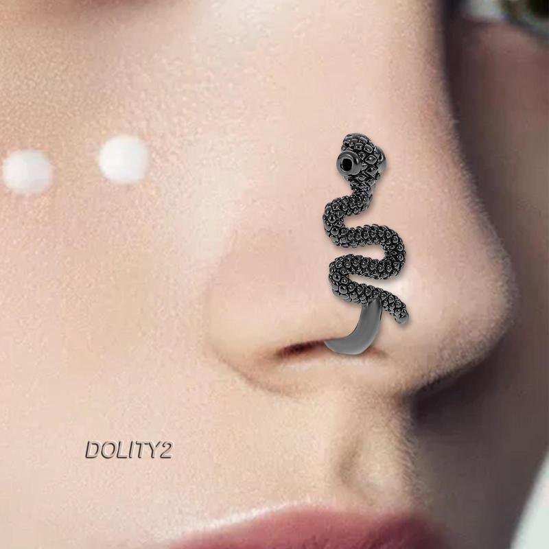 Khuyên Mũi Rắn Bằng Đồng Thời Trang Punk 2 Cho Nữ