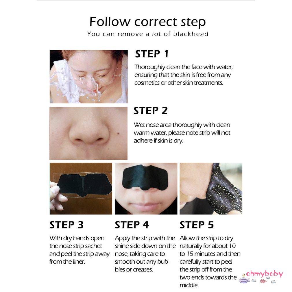 [OMB] Lanbena A Piece Of Deep Cleansing Nose Strips Thu nhỏ lỗ chân lông Chống mụn Làm sạch sâu Thành phần thực vật [Z/1]