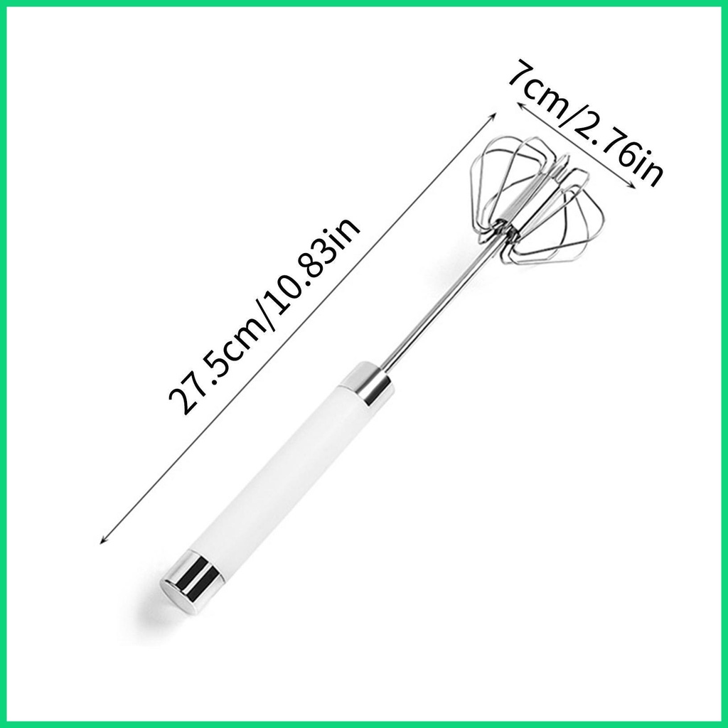 Dụng Cụ Đánh Trứng / Sữa Bột Bằng Thép Không Gỉ Chống Trượt Tiện Dụng Cho Gia Đình