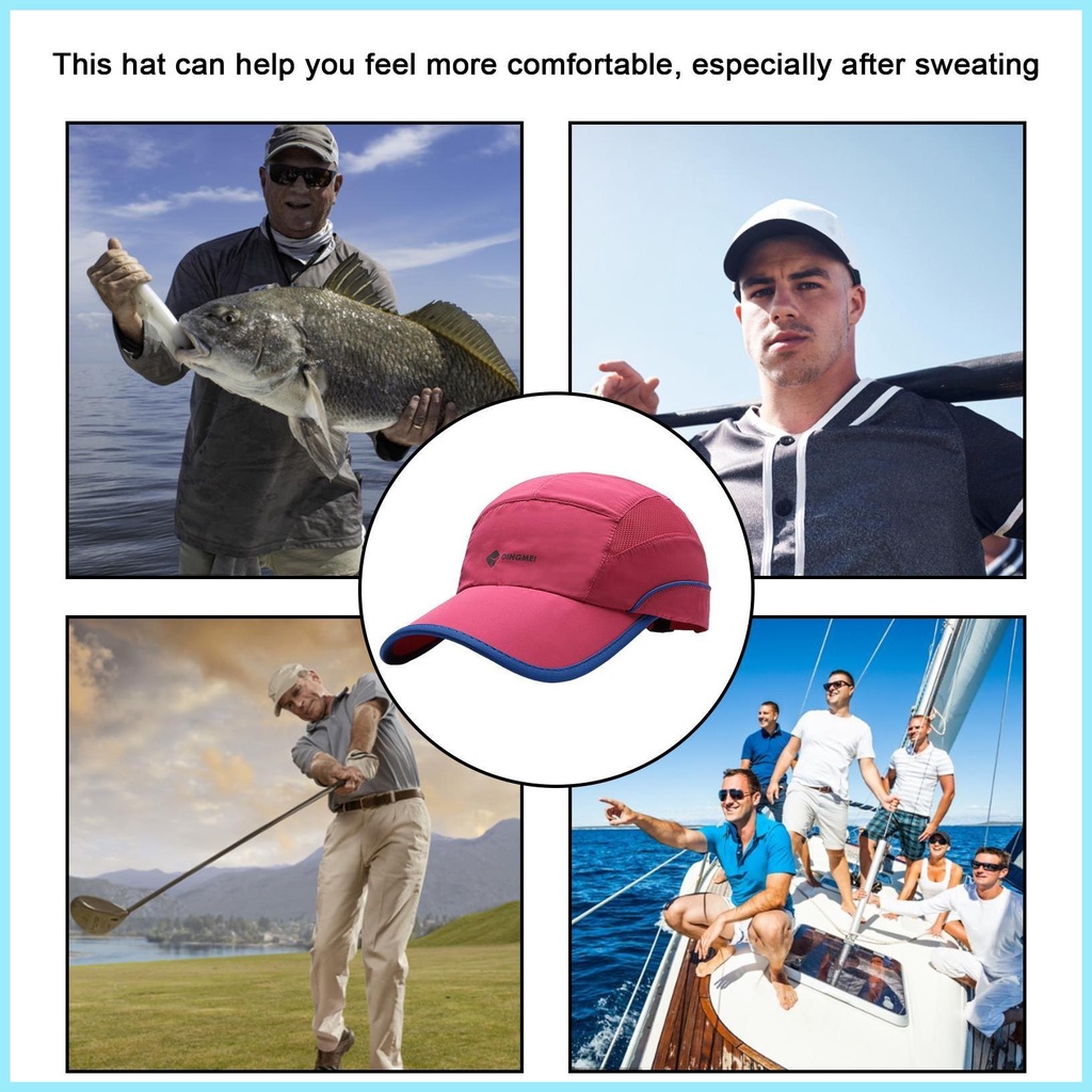 Mũ Lưỡi Trai Phối Lưới Siêu Mỏng Thoáng Khí Thời Trang Mùa Hè Cho Nam