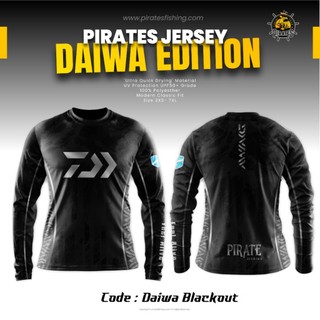 Cửa Hàng Câu Cá Cướp Biển Câu Cá | Phiên Bản BAJU PANCING DAIWA BLACKOUT | Áo Câu Cá DAIWA Cao Cấp Năng Động Thời Trang