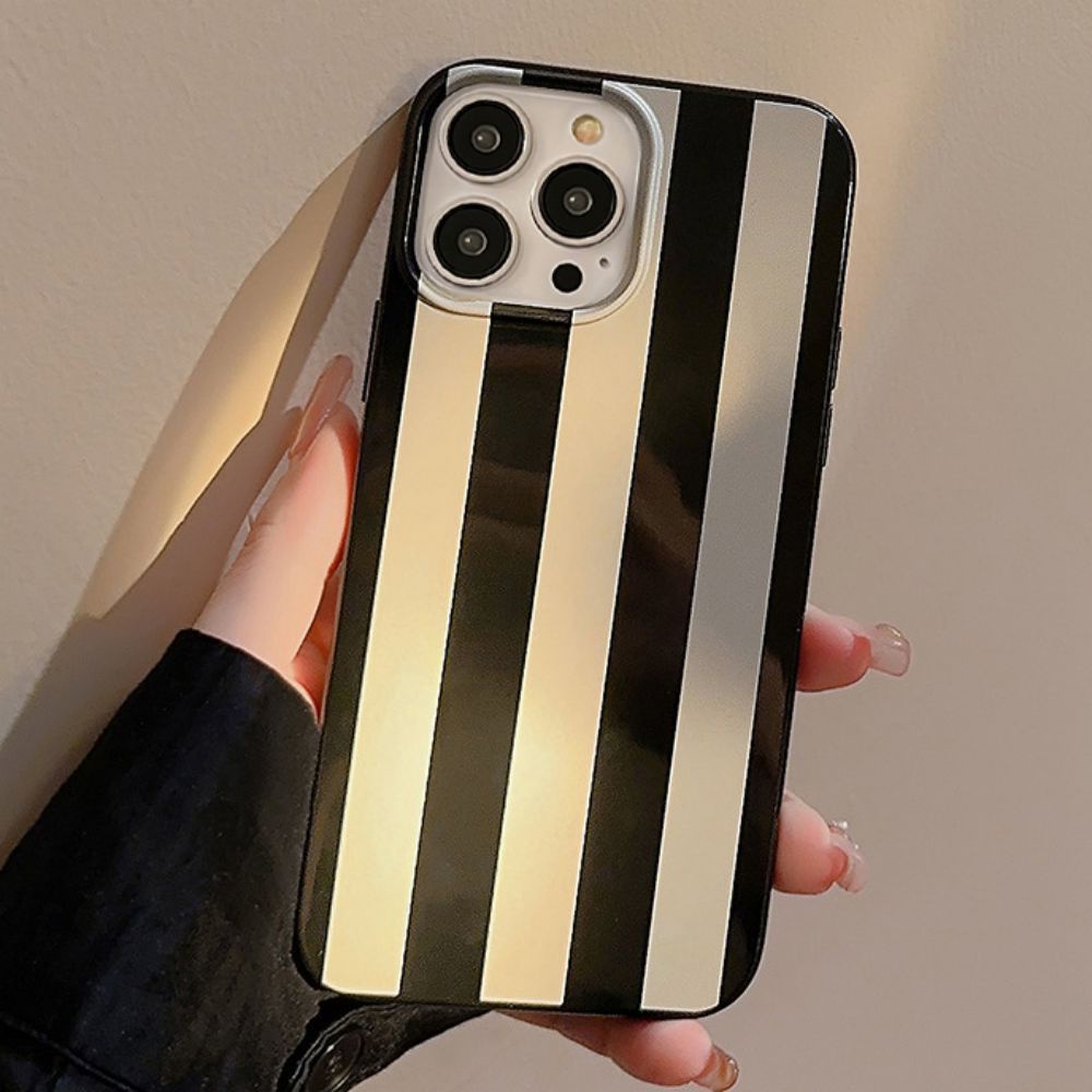 Ốp Điện Thoại TPU Mềm Chống Sốc Họa Tiết Kẻ Sọc Đơn Giản Cho IPhone 14 Pro Max 13 12 11 Pro Max XS XR 7 8 Plus