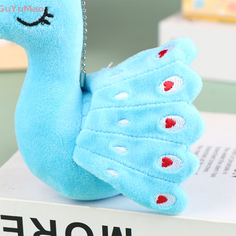 Móc Khóa Hình Con Công Hoạt Hình Nhồi Bông Đáng Yêu