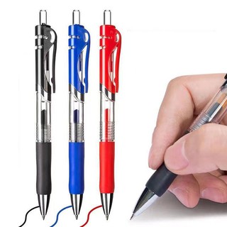 Bút bi bấm mực nước k35 ngòi 0.5 inch màu đen