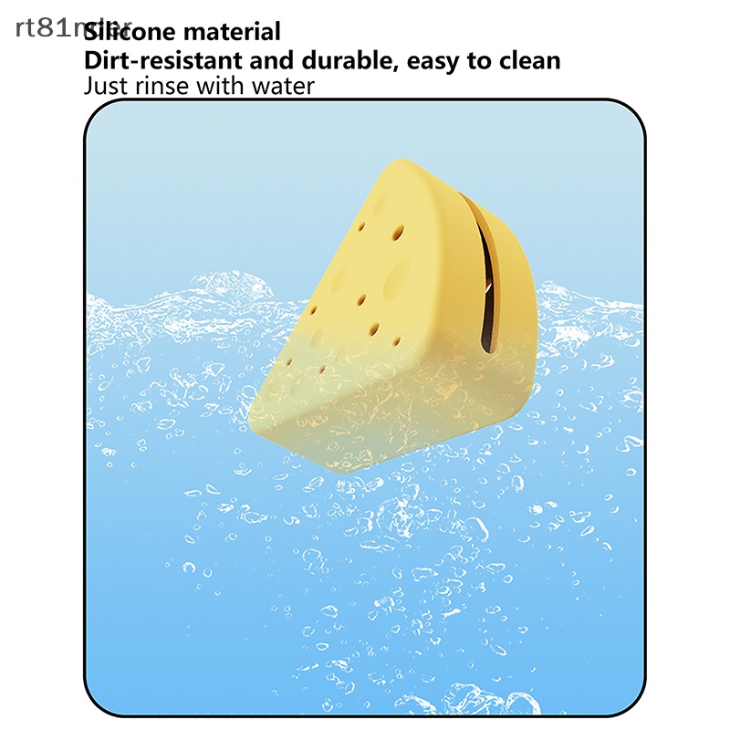 Rt Hộp Đựng Mút Trang Điểm Bằng Silicon Hình Tam Giác Tiện Dụng