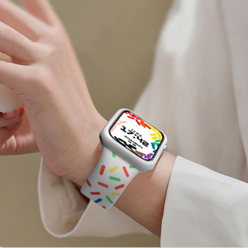 Dây Cao Su Thay Thế Cho Đồng Hồ Đeo Tay 8 7 6 5 4 3 2 1 40MM 42MM 44MM 45MM