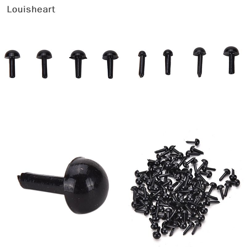 Set 100 Mắt Nhựa Louisheart 4 Kích Cỡ TFG Cho Búp Bê