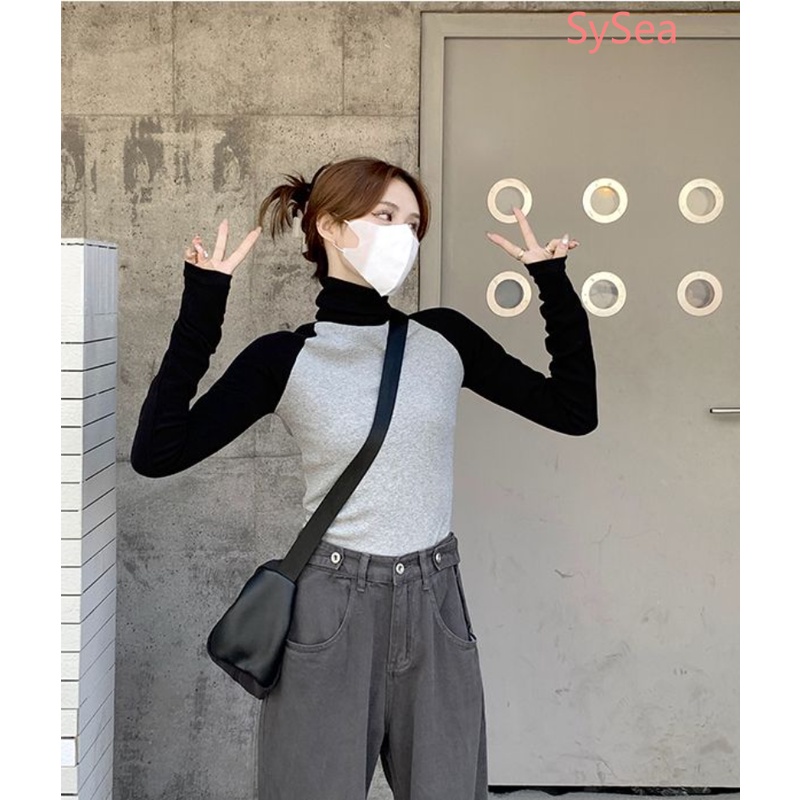 Áo Dài Tay Ôm Dáng Thời Trang Hàn Quốc Dành Cho Nữ