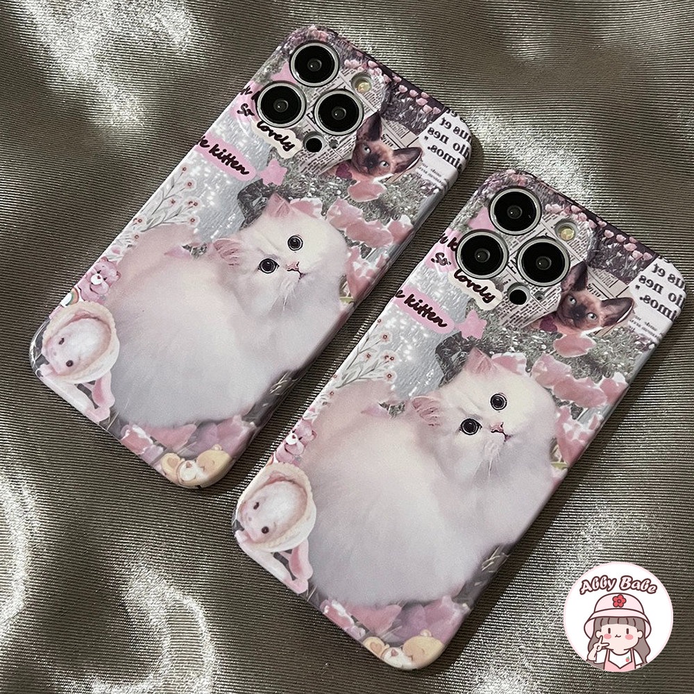 Ốp Điện Thoại TPU Cứng Chống Bụi Bẩn In Hình Mèo Ba Tư Cho IPhone 14 Pro Max 11 12 11 Pro Max XS