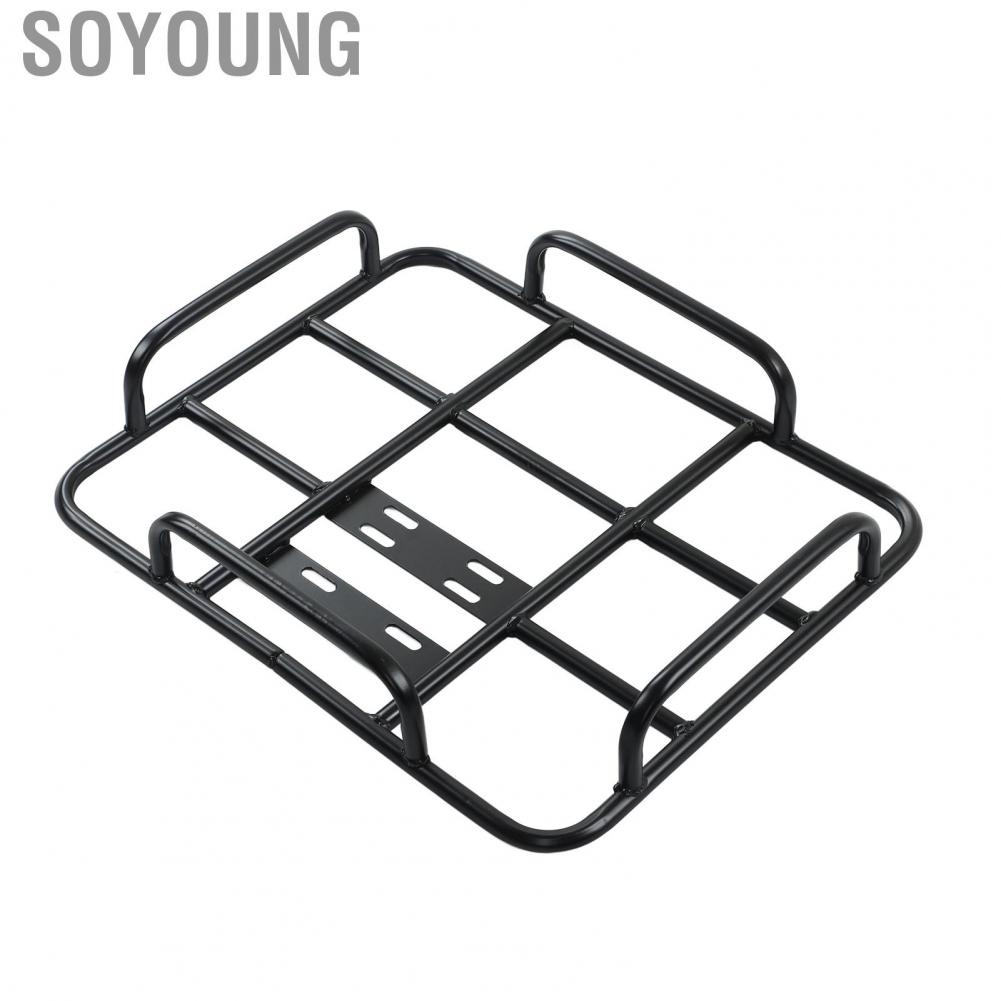 Soyoung Delivery Box Rack Rear Grille 80kg Loading Seamless Steel Tube Universal for Motorcycle Electric Bicycle