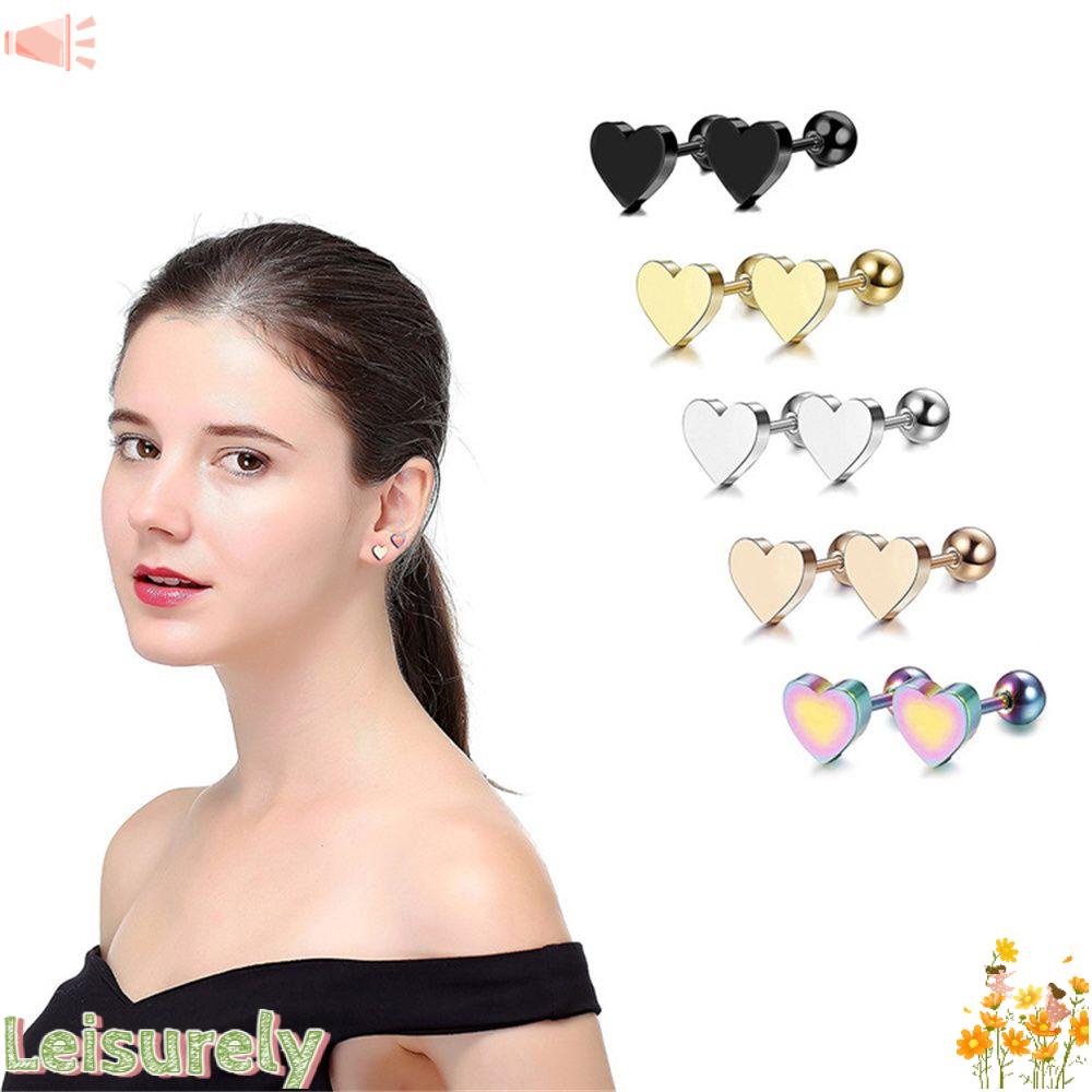 Bộ 2 Khuyên Xỏ Cơ Thể Hình Trái Tim Độc Đáo