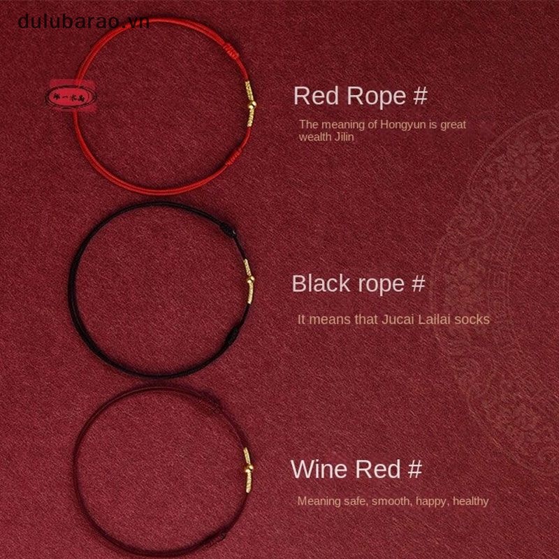 Dil Thời Trang Handmade Vòng Đeo Tay Sợi Dây Thừng Màu Đỏ May Mắn Bangle Phụ Nữ Người Đàn Ông Tốt Nhất Vòng Đeo Tay Vòng Đeo Tay Áo