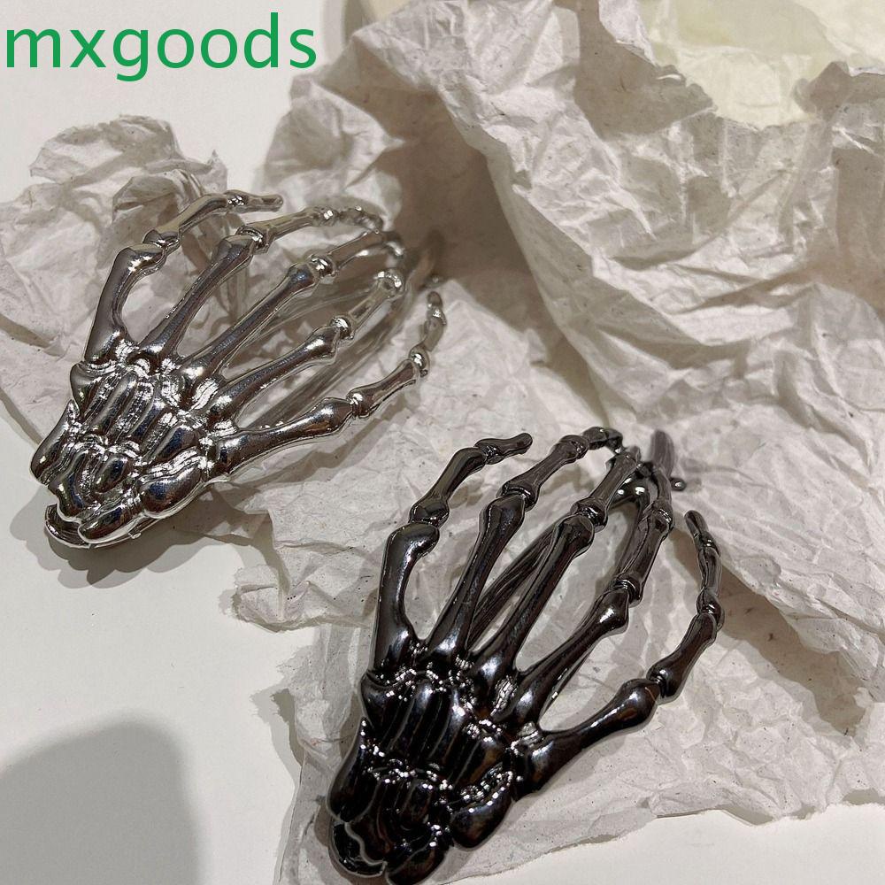 Kẹp Tóc Hình Bàn Chân Đầu Lâu Phong Cách Punk Cá Tính|Kẹp Tóc Thiết Kế Xinh Xắn Thời Trang Cho Nữ