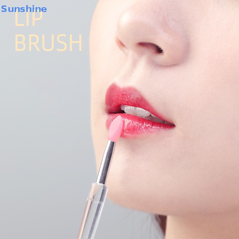 1 Cọ Đắp Mặt Nạ Môi Bằng Silicon Có Giác Hút Chống Bụi