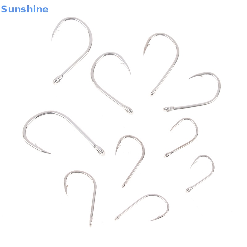 Set 100 Lưỡi Câu Cá Bằng Thép Carbon Chất Lượng Cao