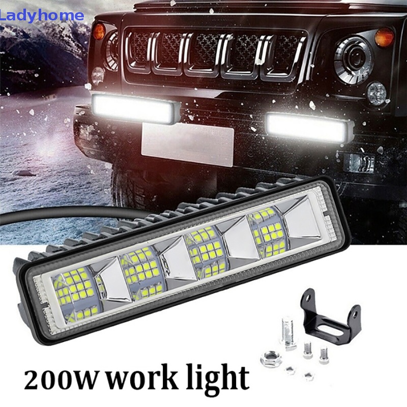 Bộ 2 Đèn LED 6inch Hỗ Trợ Chiếu Sáng Dành Cho Ô Tô / Xe Tải