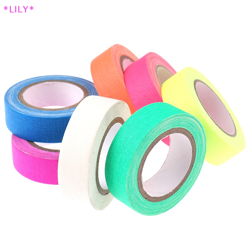 Lily UV phản ứng băng Blacklight huỳnh quang Băng phát sáng trong bóng tối Neon gaffer uuu
