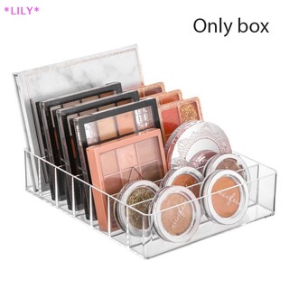 Lily 7 lưới hộp lưu trữ rõ ràng nhựa trang điểm mỹ phẩm đứng chủ Son môi tổ chức uuu
