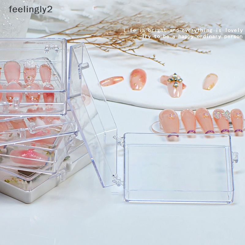 1 Giá Đỡ Móng Tay Giả Bằng Nhựa Trong Suốt