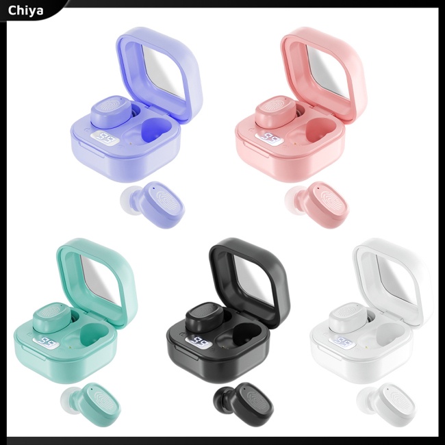 Tai Nghe Nhét Tai Bluetooth Không Dây BY18 Tws Kiểm Soát Tiếng Ồn Màn Hình Kỹ Thuật Số