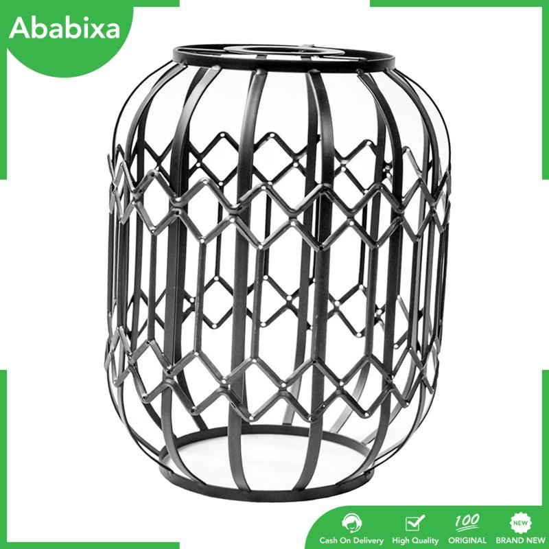 Chụp Đèn Lồng Bằng Kim Loại Màu Đen Phong Cách Retro Dùng Trang Trí Nhà Cửa / Quán Bar