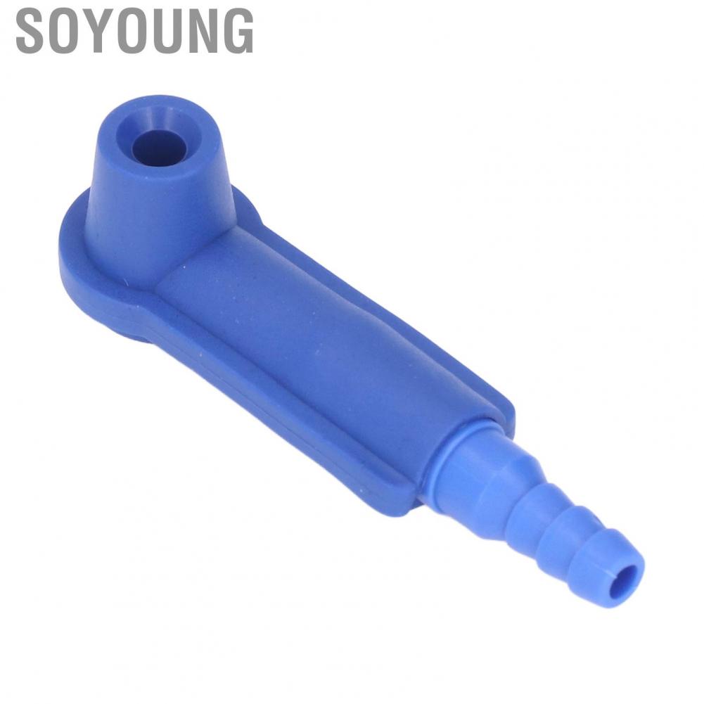Soyoung Brake Fluid Bleeding Connector  Blue Maintenance Oil Changer Joint High Strength ABS Plastic for Trucks Construction Vehicles Cars