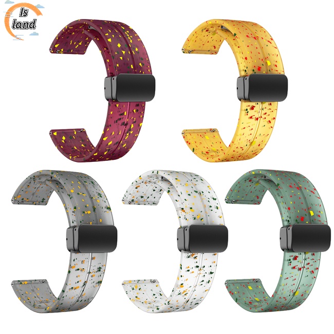 Dây Đeo Thay Thế Bằng Silicone Khóa Nam Châm Thời Trang 22mm / 20mm