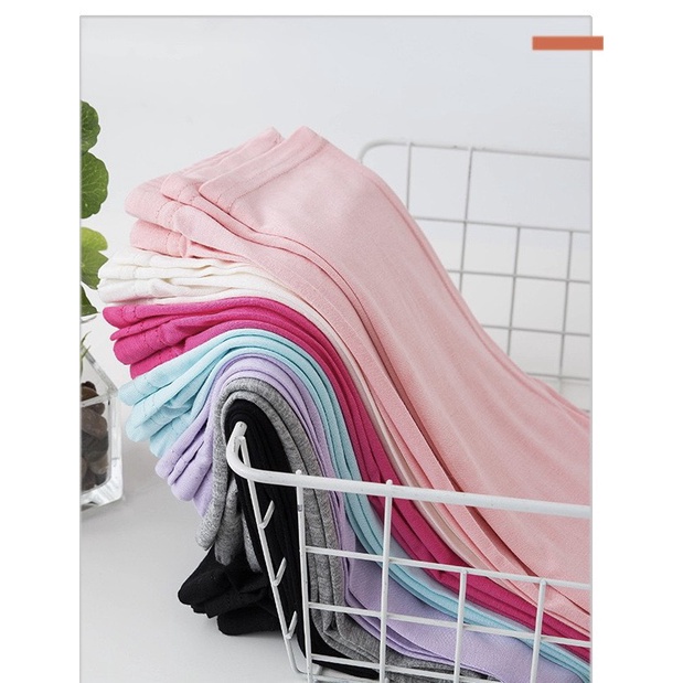 Legging trơn size cồ cho bé gái từ 43~55kg chất cotton 100% co giãn 4 chiều; màu sắc như hình ,