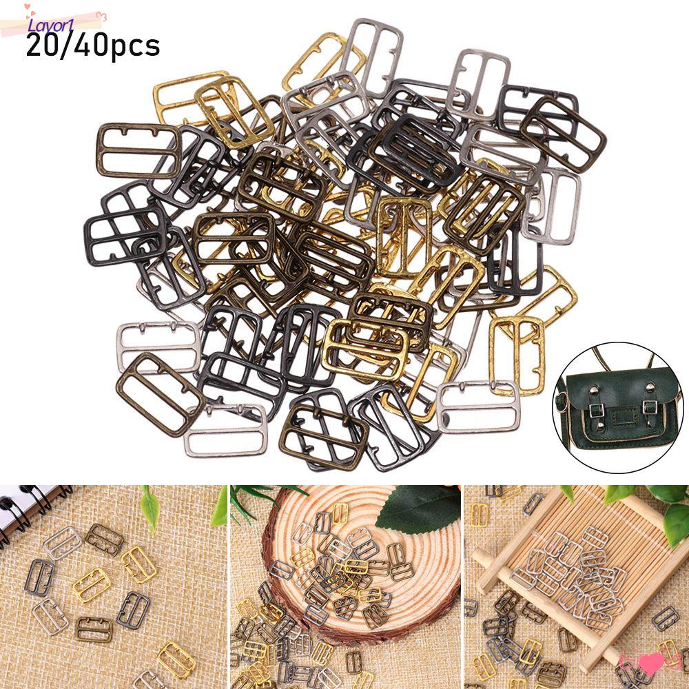 Set 1 / 20 / 40 Khóa Ba Cạnh Mini Siêu Nhỏ 4 Màu Làm Đồ Thủ Công Búp Bê