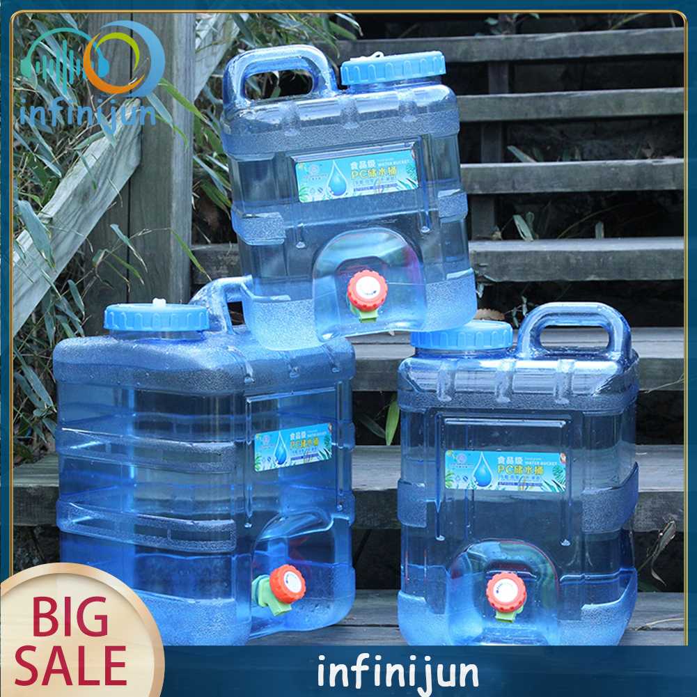 Bình Đựng Nước Dung Tích Lớn 18 / 20 / 22L Có Vòi Rót Tiện Dụng Mang Theo Du Lịch