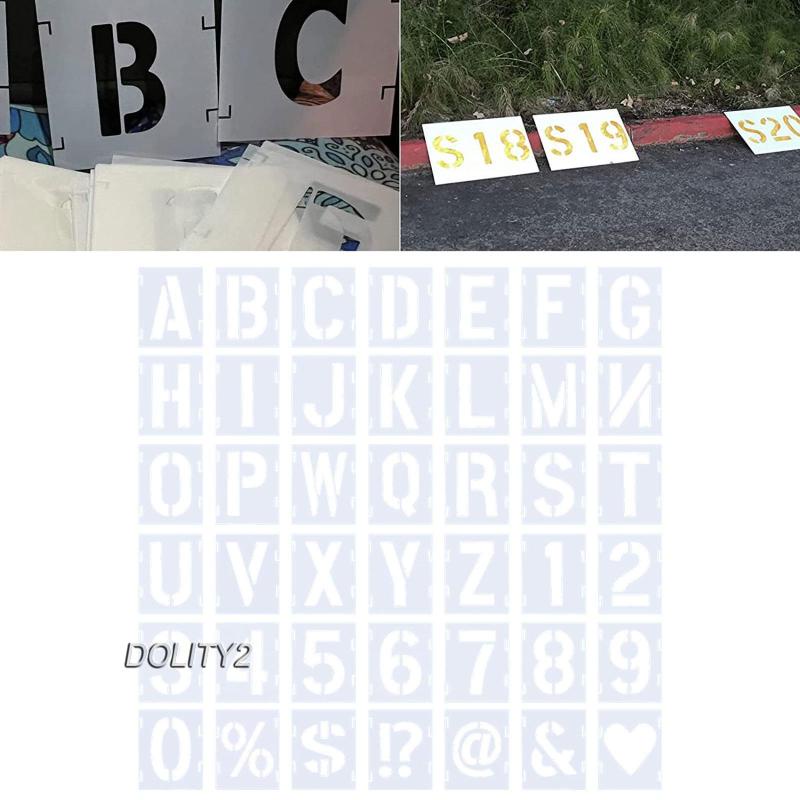 [Dolity2] Khuôn Mẫu Chữ Cái 2 inch Nghệ Thuật Và Vẽ Thủ Công Trên Vải Canvas