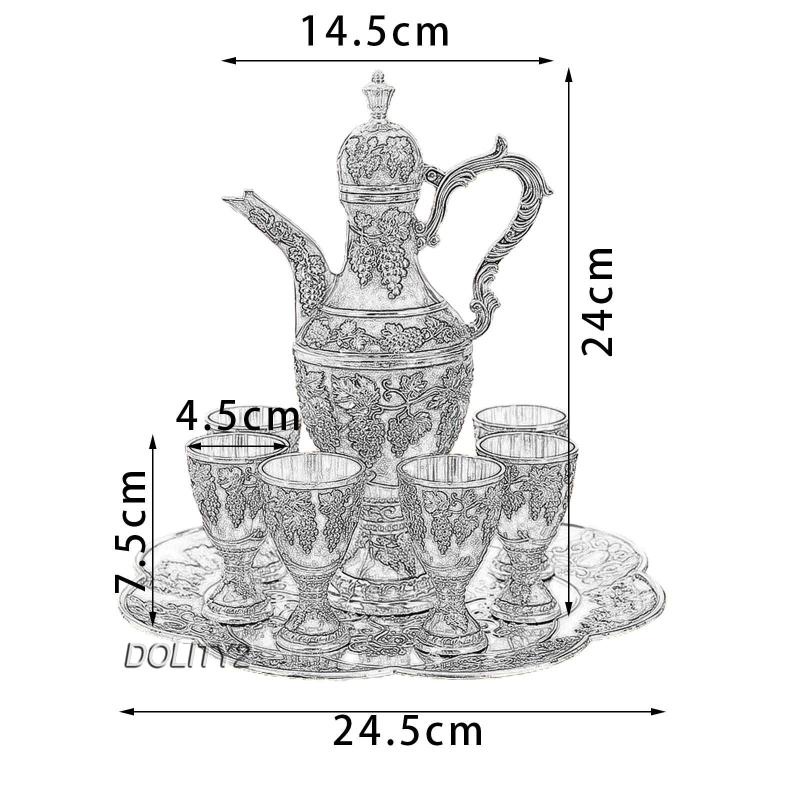 Set 2 Ấm Trà Phong Cách Châu Âu Sang Trọng Cho Tiệc Cưới