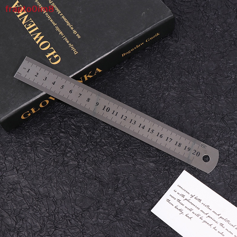 3 cái thước thép không gỉ cho văn phòng trường kỹ thuật 15cm/20cm/30cm mới